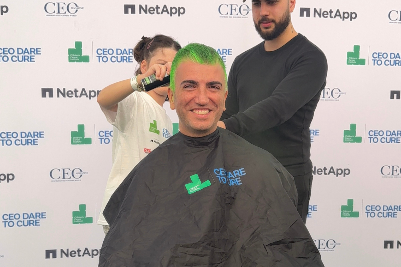 CEO Alex Yazbeck Goes Green for a Cause – CEO Dare to Cure 2025